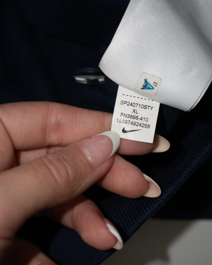 Vintage Nike Cotton Cardigan – Navy Button-Up - L/XL