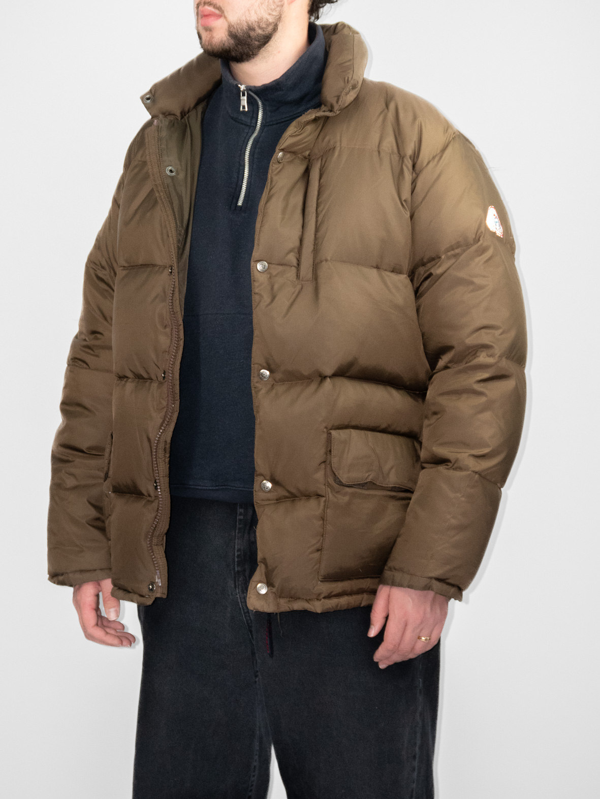 Invicta Down Jacket – Khaki (80s–90s) - M/L