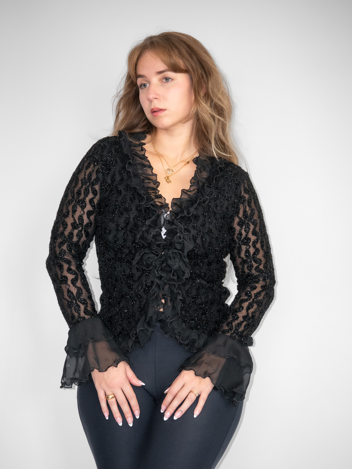 Vintage Bolero – Tie Front - S/M - Image 2