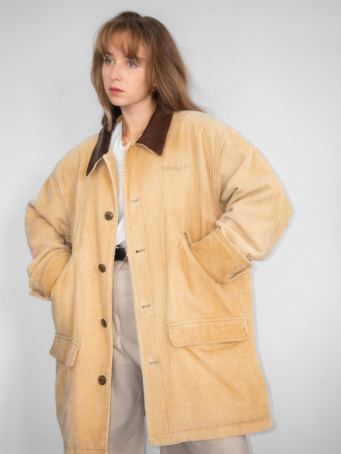 Vintage Timberland Cord Jacket - L/XL - Image 4