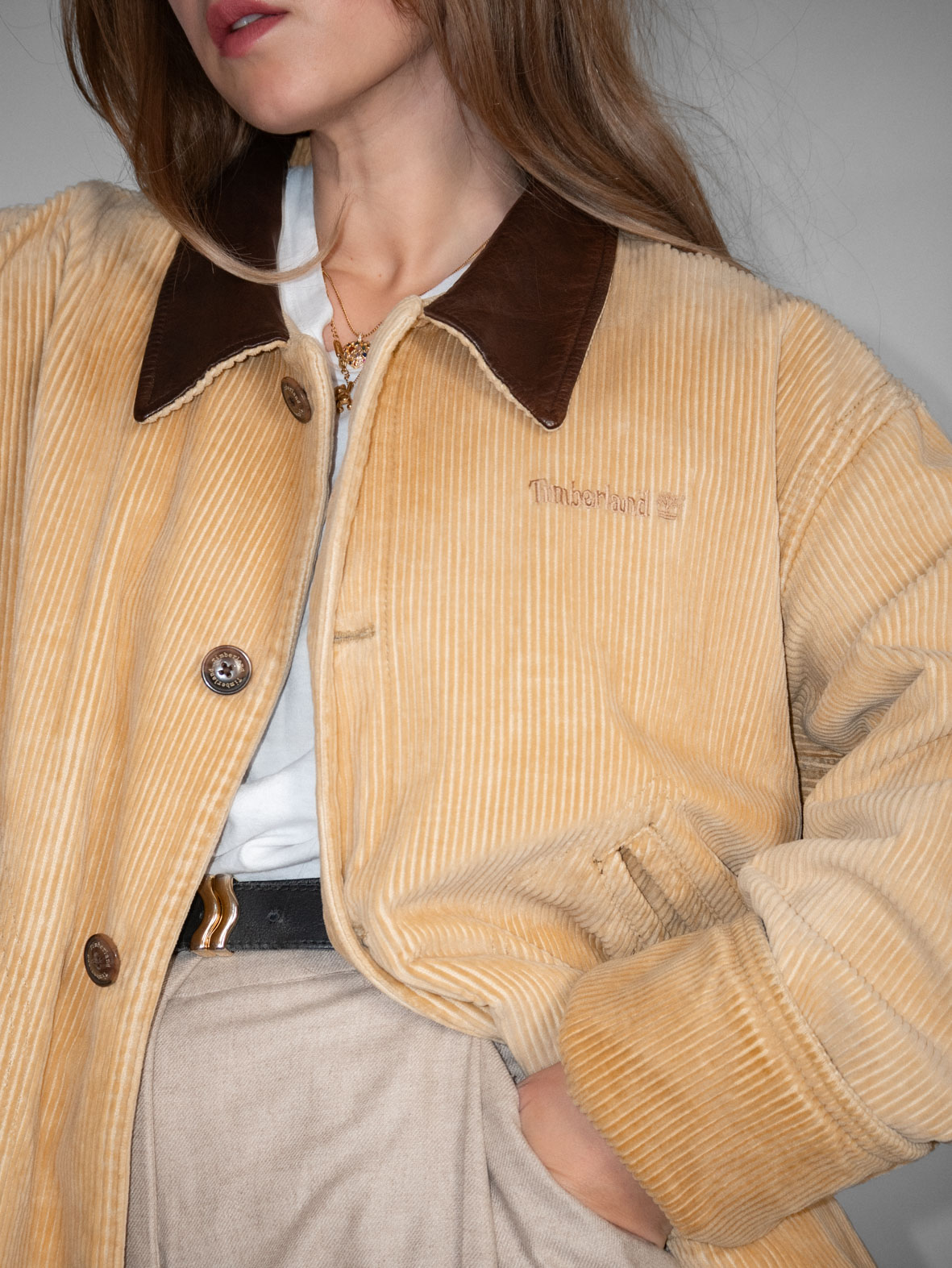 Vintage Timberland Cord Jacket - L/XL - Image 5
