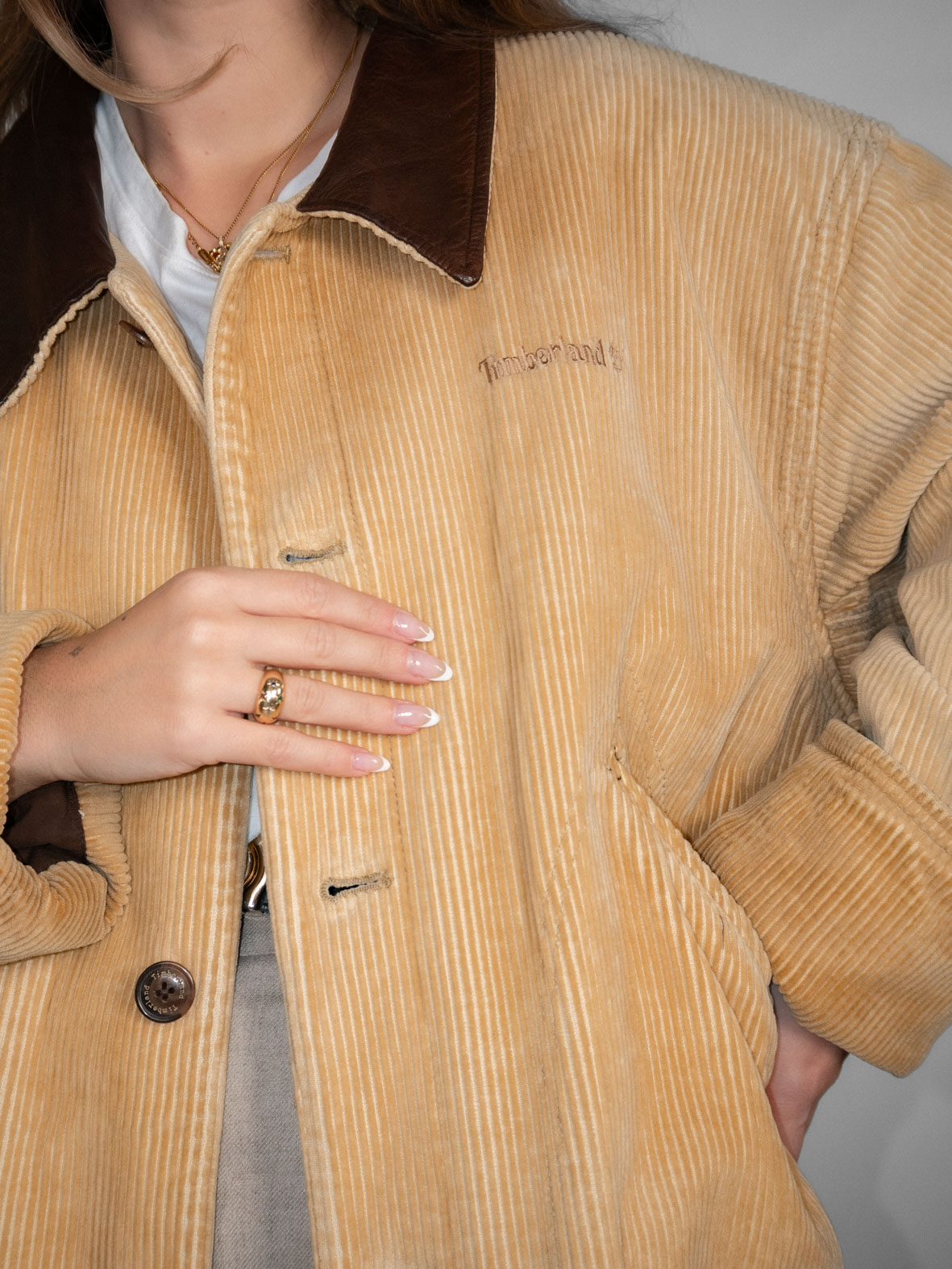 Vintage Timberland Cord Jacket - L/XL - Image 2