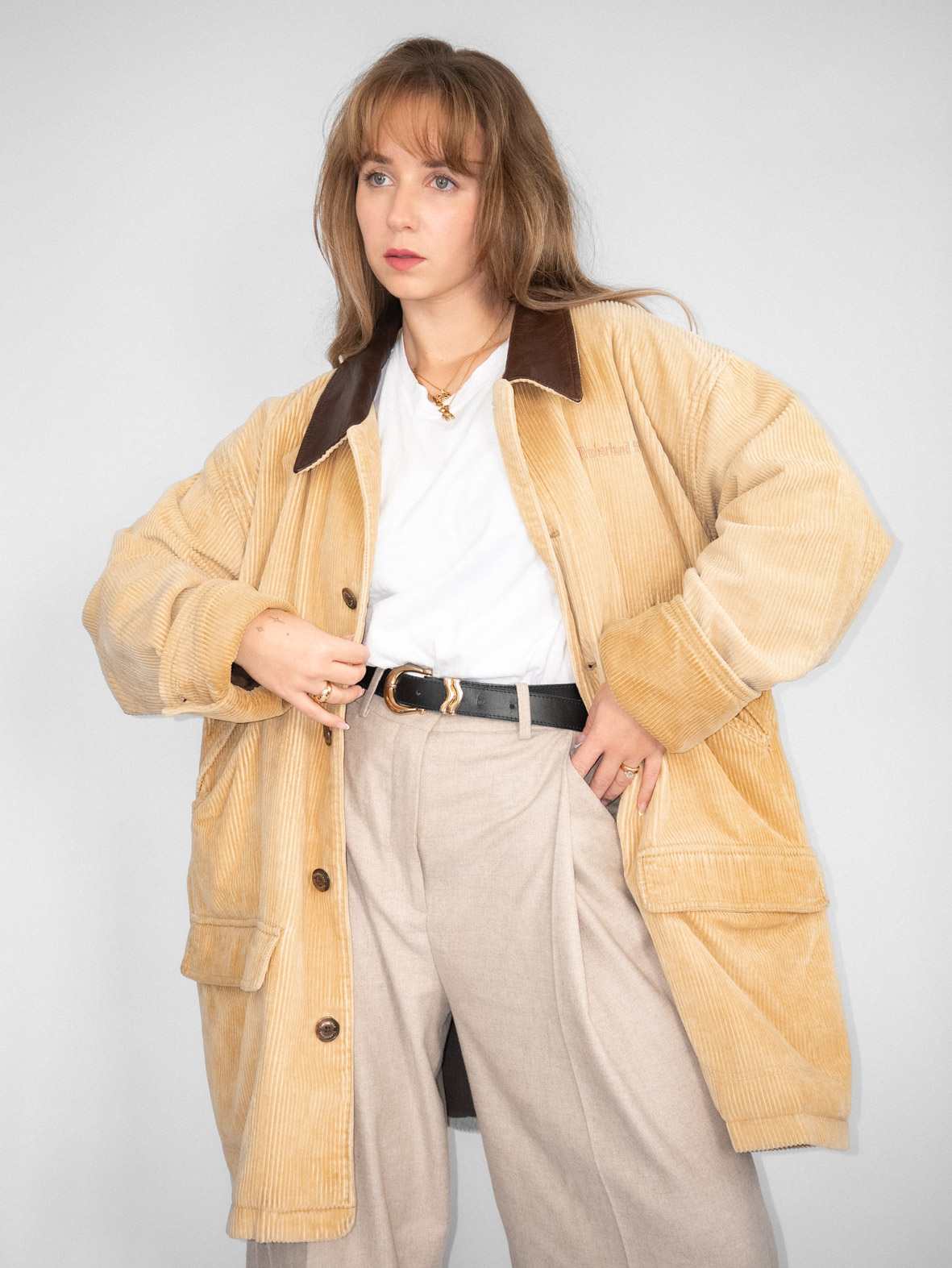 Vintage Timberland Cord Jacket - L/XL
