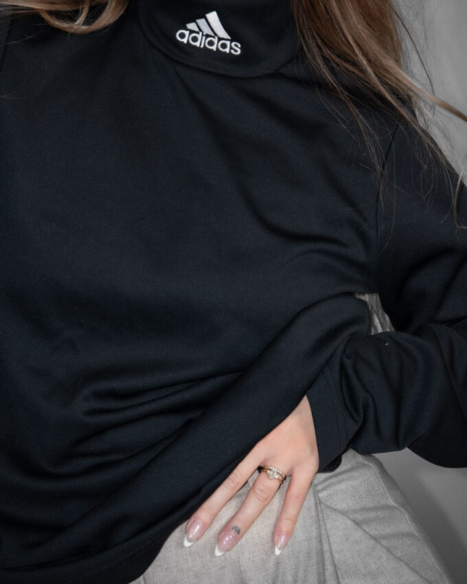Adidas Vintage Turtleneck – Heavyweight Sports Fabric - M