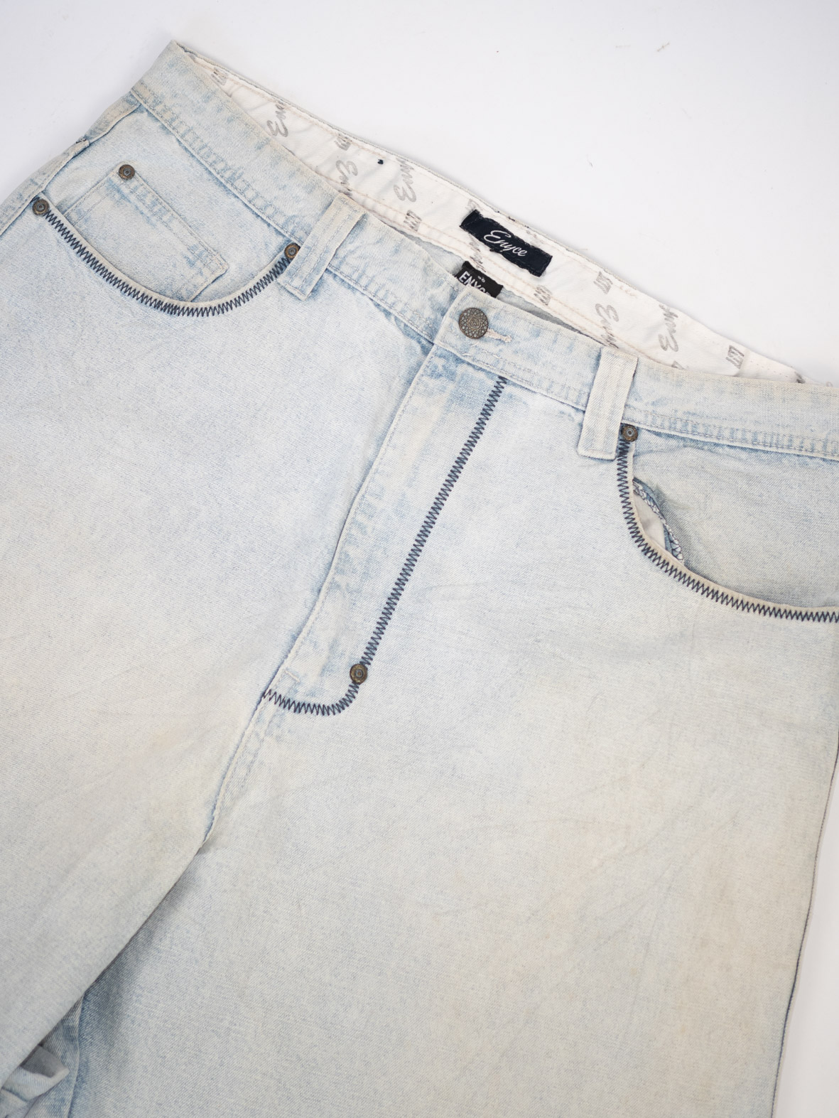 ENYCE Light Wash Baggy Jeans – 00s Hip Hop - 36 (ca XL) - Image 5