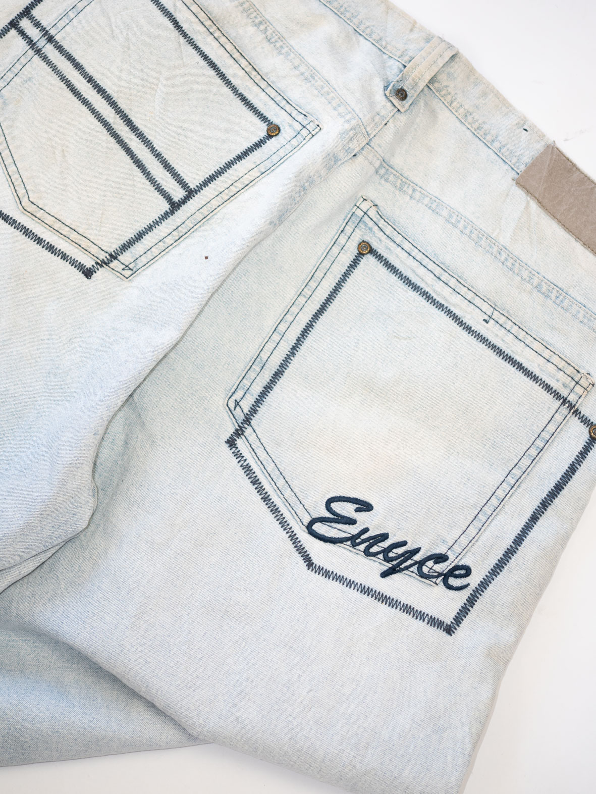 ENYCE Light Wash Baggy Jeans – 00s Hip Hop - 36 (ca XL) - Image 7