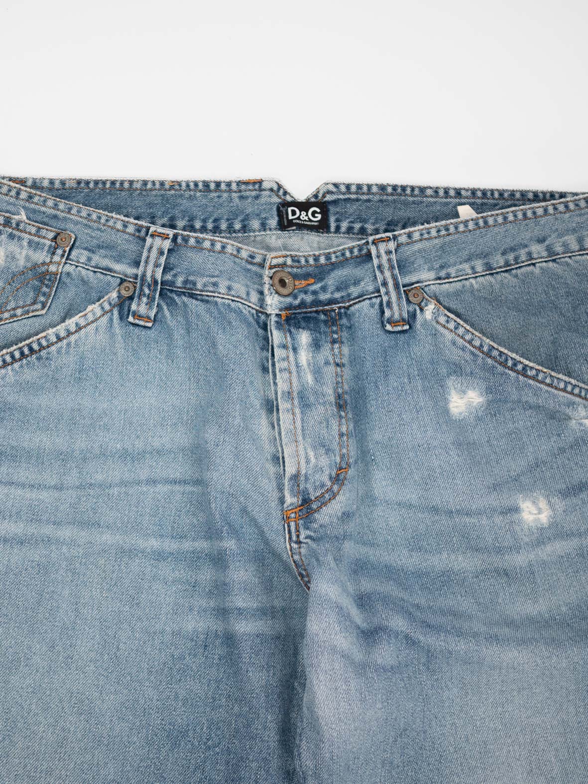 Vintage D&G Straight Leg Denim - L - Image 4