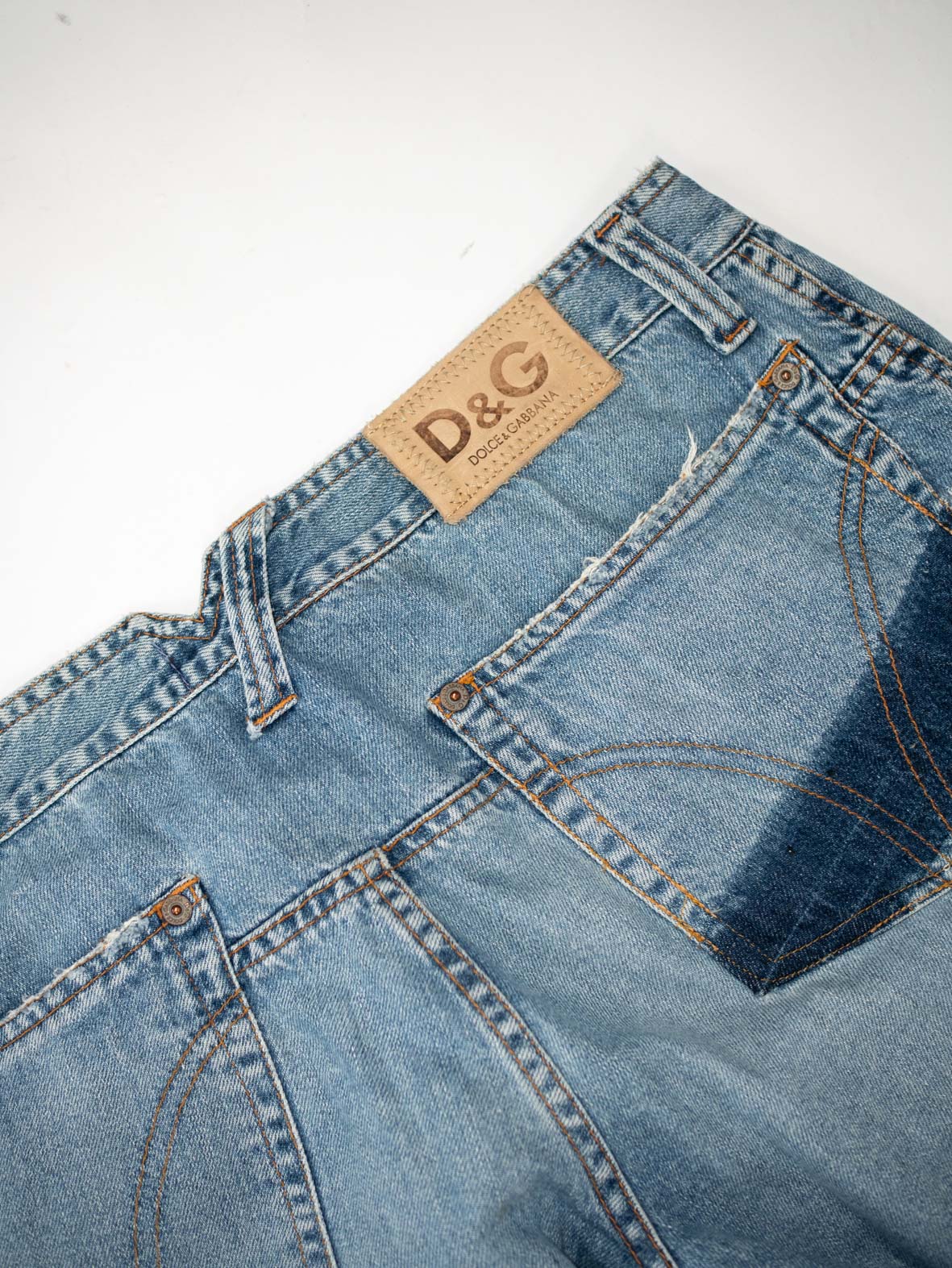 Vintage D&G Straight Leg Denim - L - Image 7