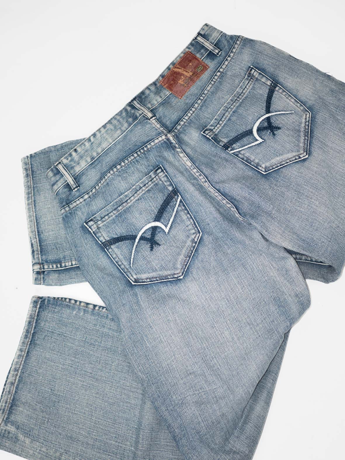 Ecko Unltd. Baggy Fit Jeans – Light Wash - L - Image 6