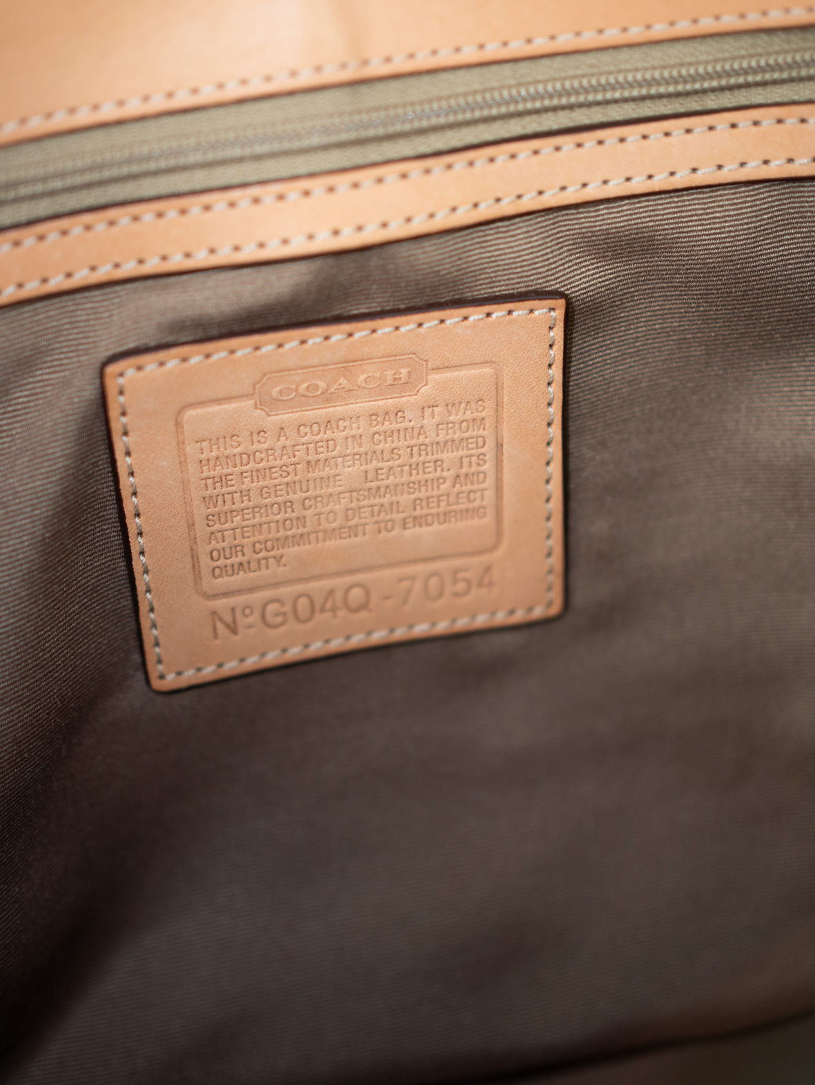 Rare Vintage Coach Bag – New Condition - Image 11