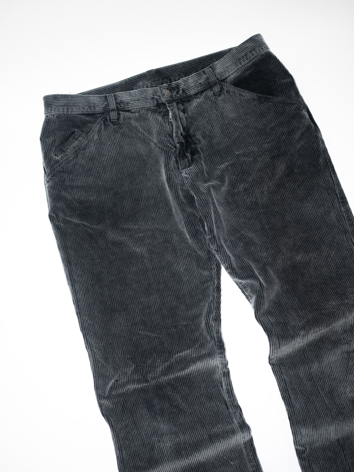 Dolce & Gabbana Charcoal Corduroy Trousers - 52 (L) - Image 4