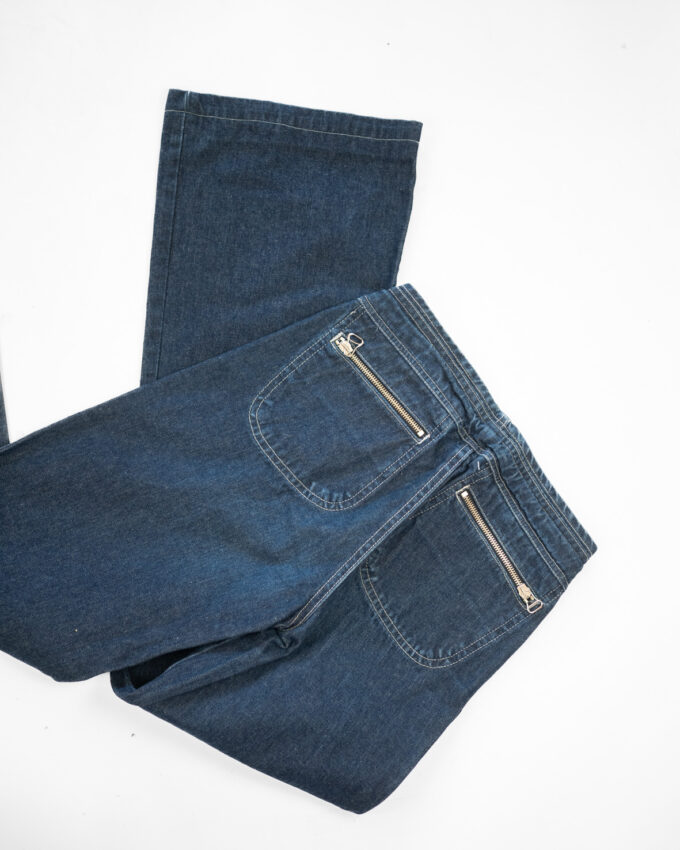 Vintage Sasch Italy Wide Leg Denim - 34