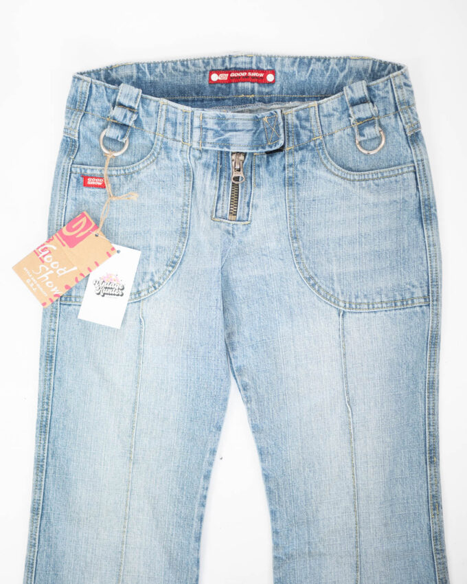 Deadstock Vintage Good Show Low Waist Bootcut Jeans - 36