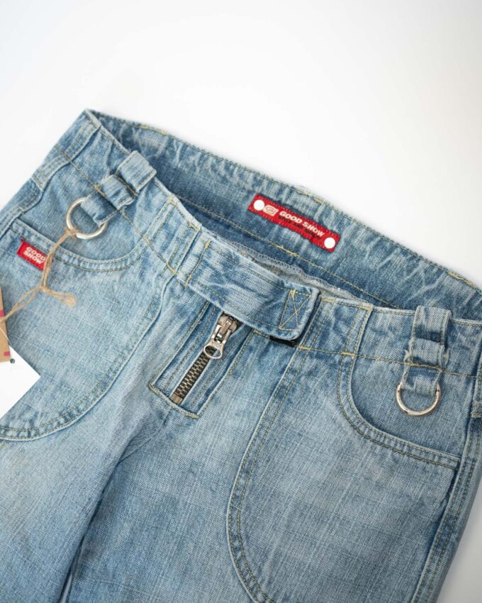 Deadstock Vintage Good Show Low Waist Bootcut Jeans - 36