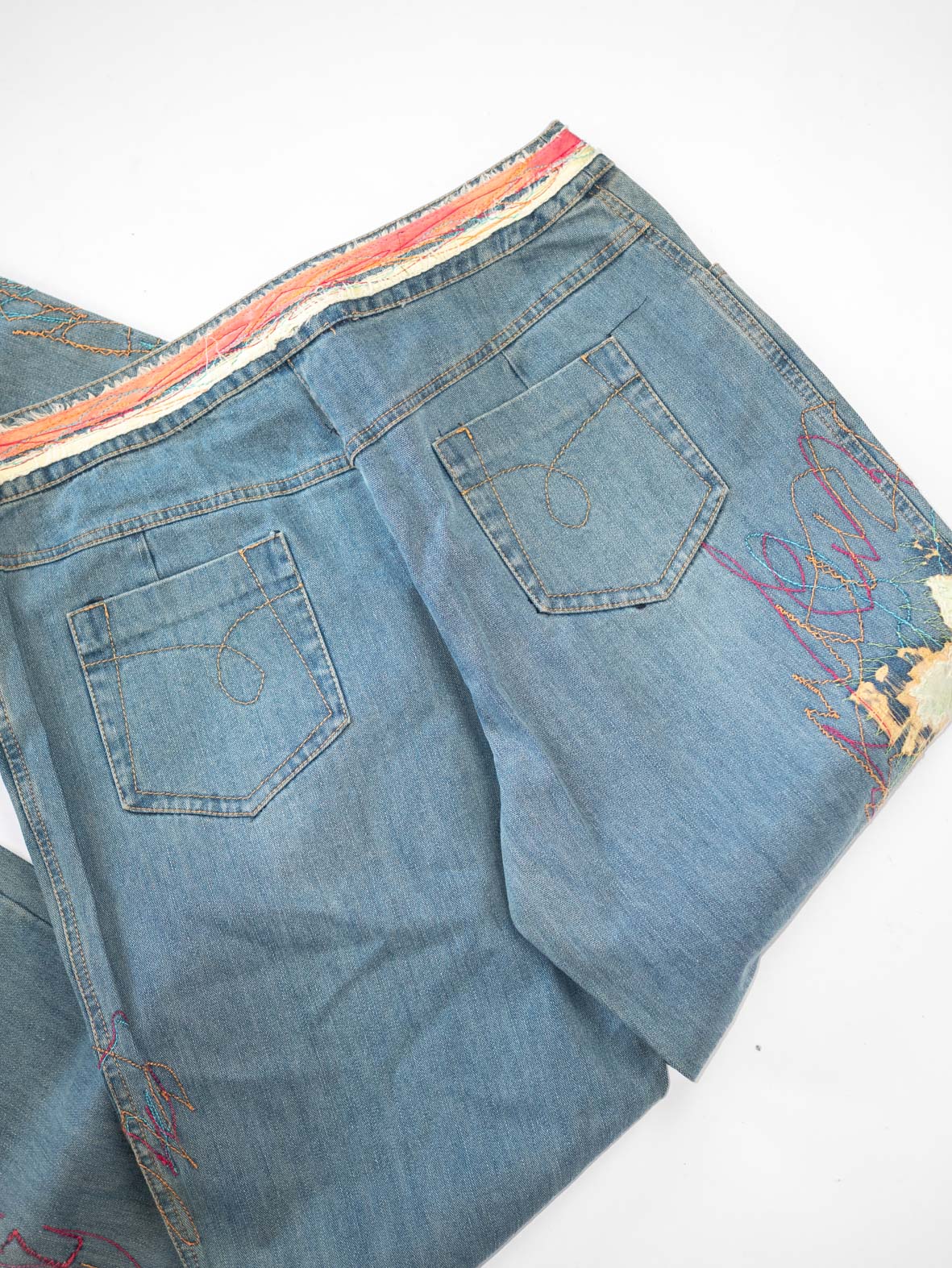Vintage Paozajoy Embroidered Denim – Made in Italy - 38 - Image 6