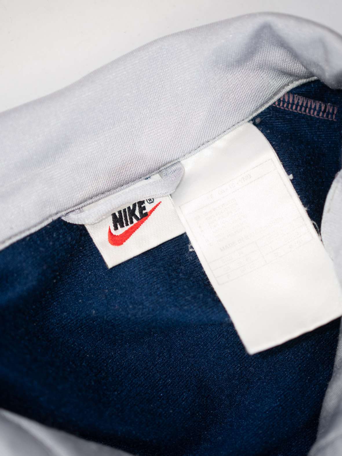 Navy Vintage Nike Track Jacket - M - Image 5