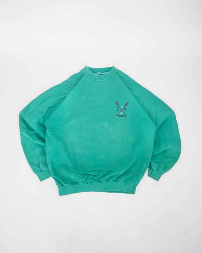 Heavy Cotton Emerald Vintage Crewneck Sweatshirt  - XL