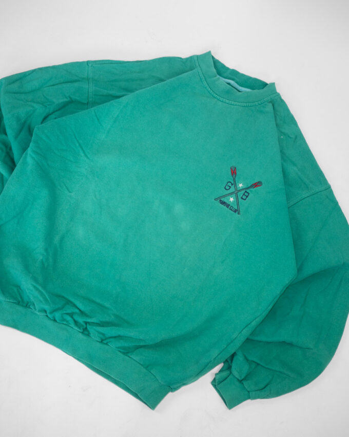 Heavy Cotton Emerald Vintage Crewneck Sweatshirt - XL