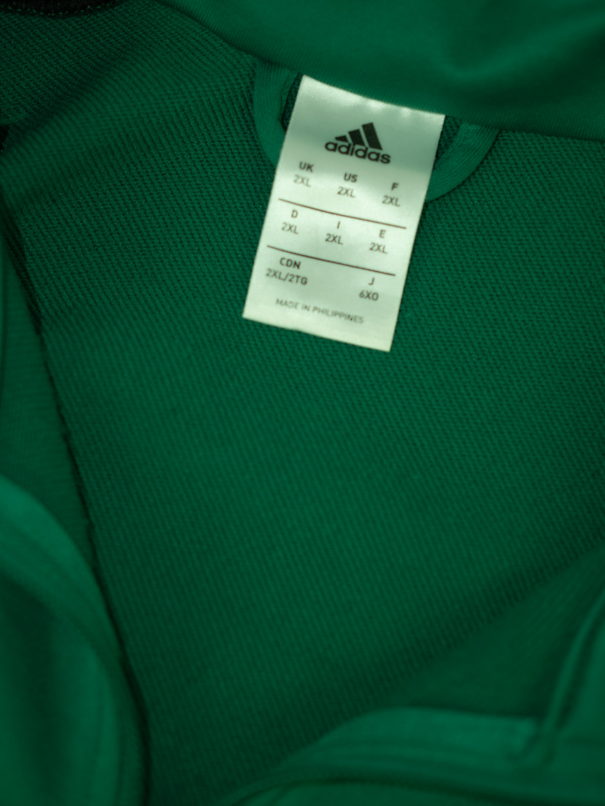 Vintage Adidas Track Jacket – Pine Green Classic - XL - Image 4