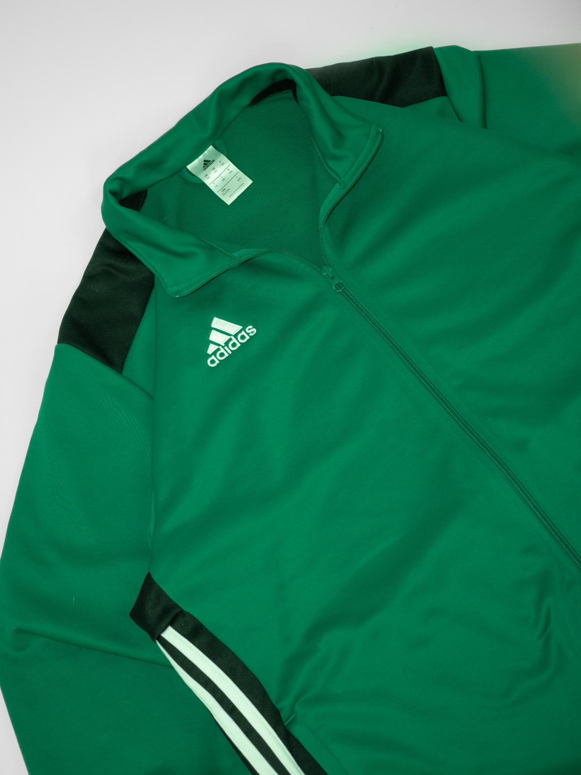Vintage Adidas Track Jacket – Pine Green Classic - XL - Image 7