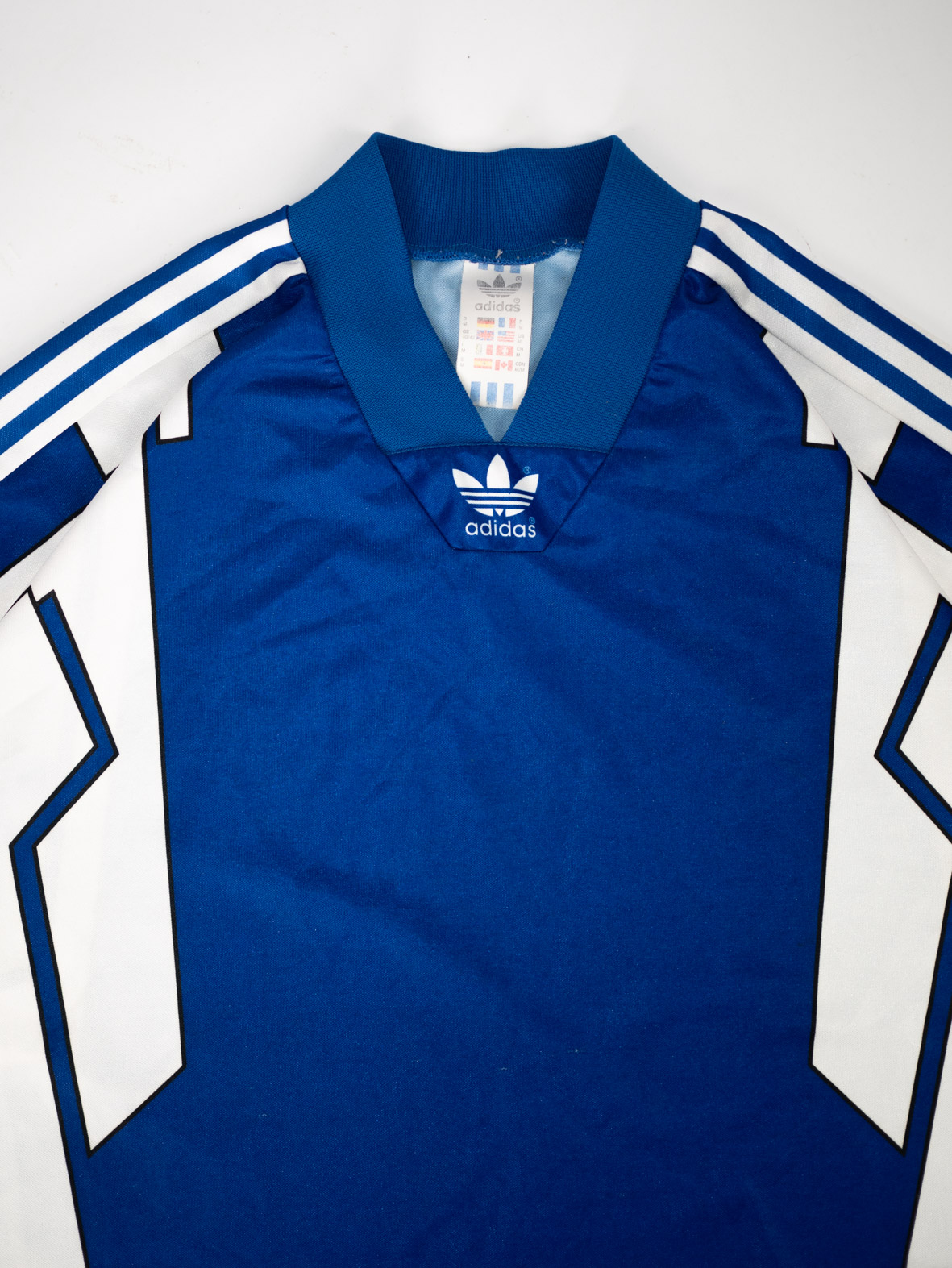 Oversized Vintage Adidas Jersey – Blue Graphic - M - Image 3