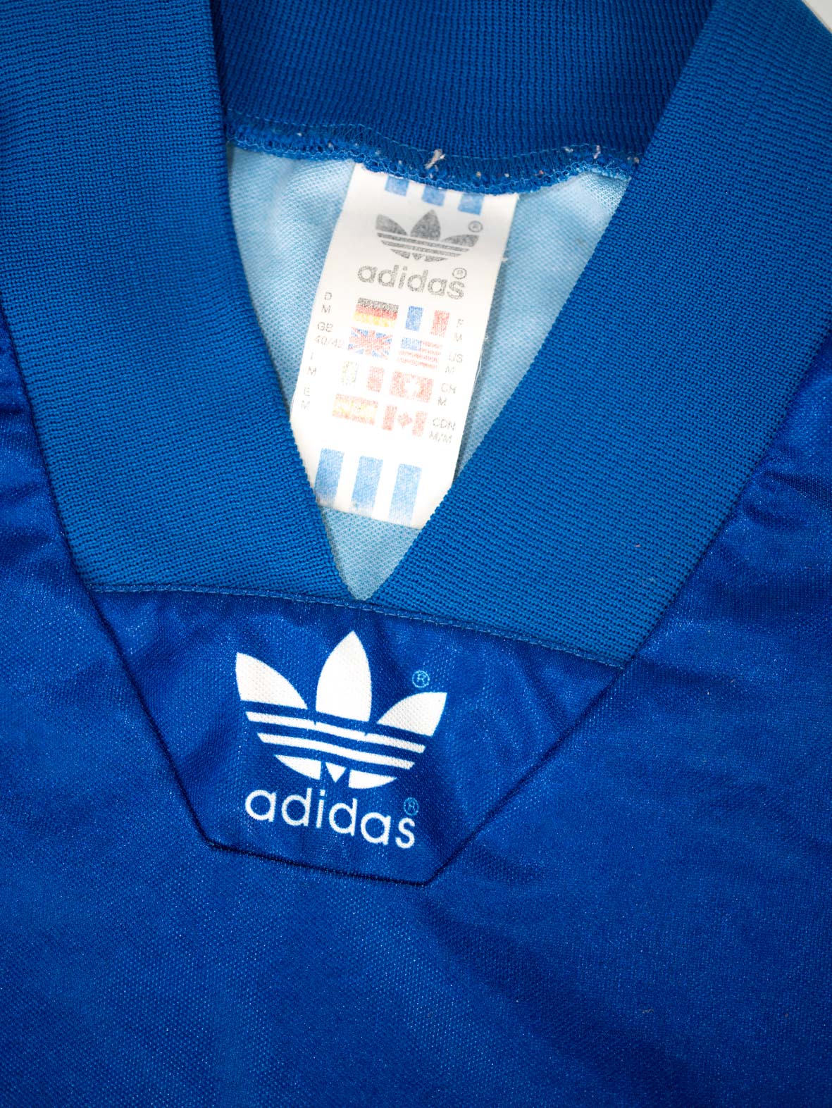 Oversized Vintage Adidas Jersey – Blue Graphic - M - Image 4