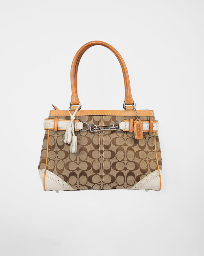 Vintage Coach Signature Shoulder Bag