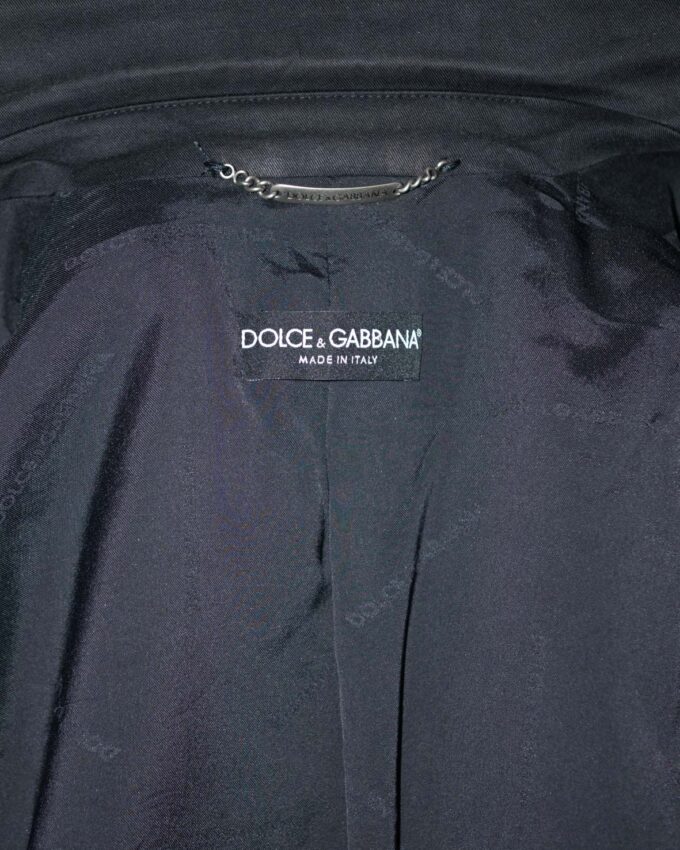 Vintage Dolce & Gabbana Denim Blazer – Black Wash