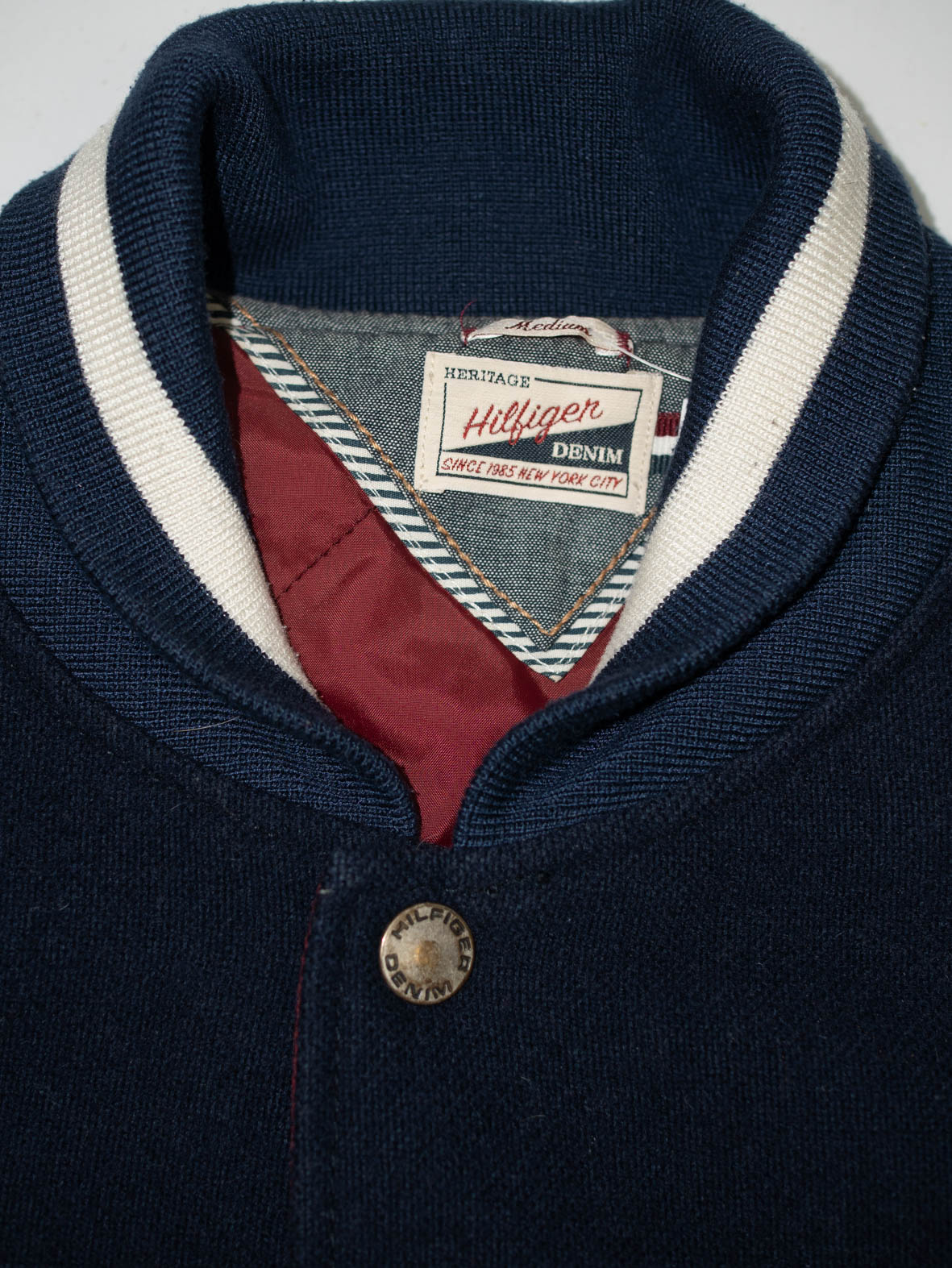 Vintage Tommy Hilfiger College Jacket – Varsity Style - M - Image 6