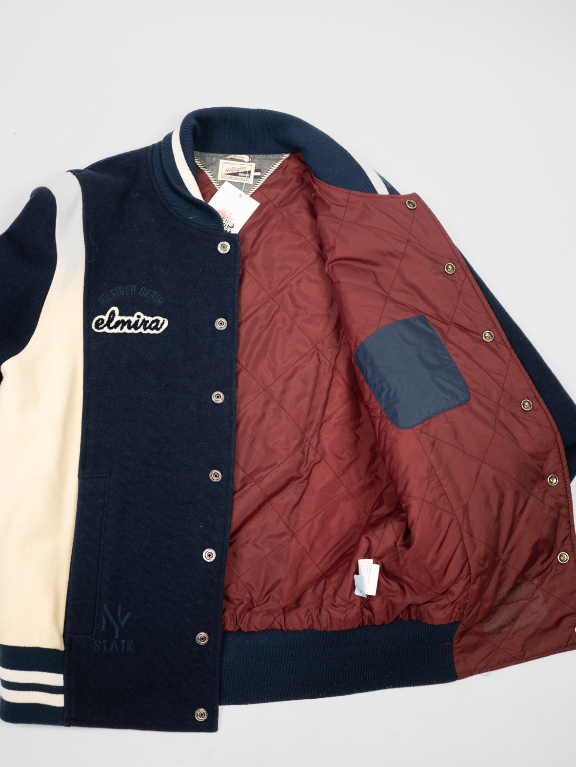 Vintage Tommy Hilfiger College Jacket – Varsity Style - M - Image 2