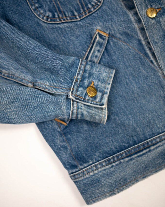 Vintage Rifle Denim Jacket – Boxy Oversized Fit - M