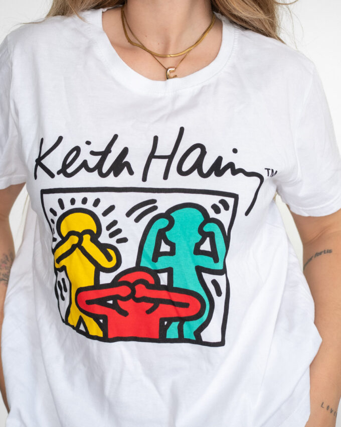 Keith Haring Cotton Vintage Tee - M