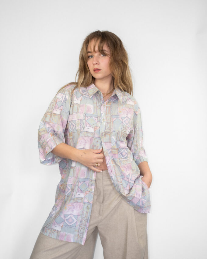 Oversized Summer Vintage Shirt  - XL