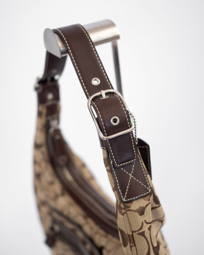 Vintage Coach Monogram Hobo Bag (Classic Brown)