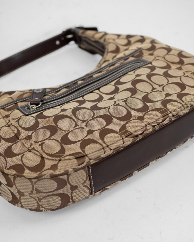 Vintage Coach Monogram Hobo Bag (Classic Brown)