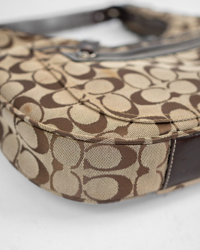 Vintage Coach Monogram Hobo Bag (Classic Brown)