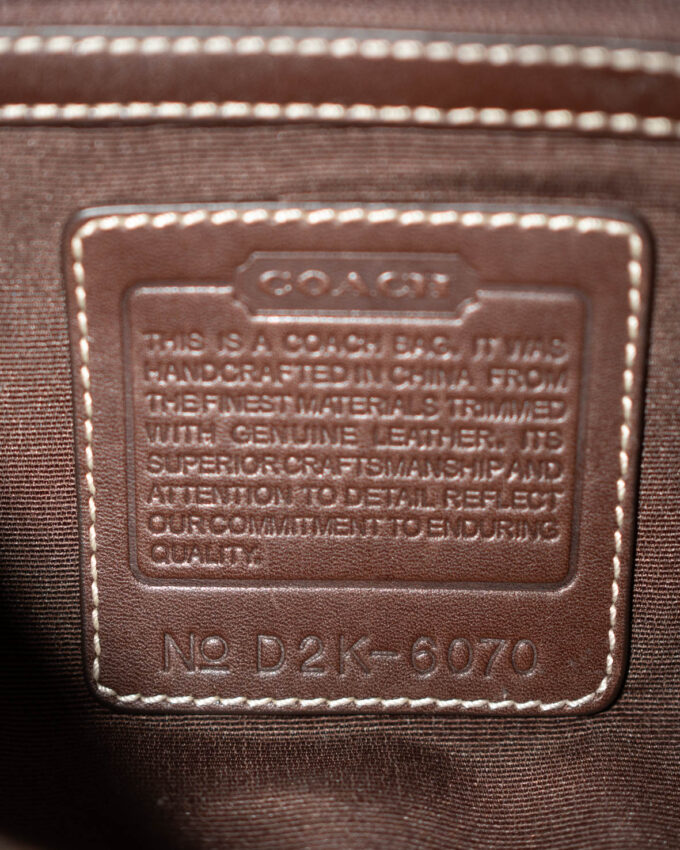 Vintage Coach Monogram Hobo Bag (Classic Brown)