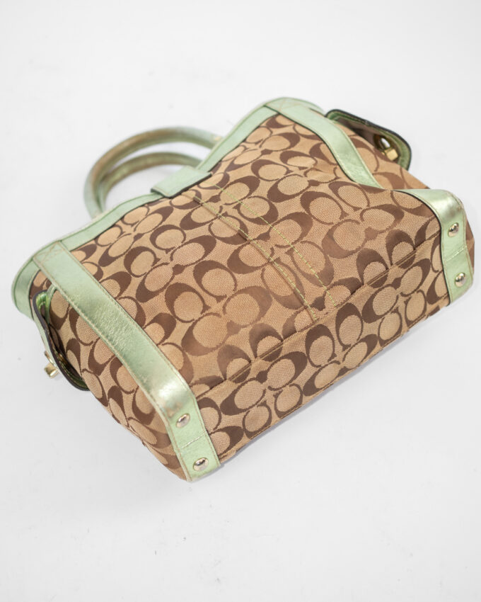 Vintage Coach Buckle Bag (Metallic Trim – Rare)