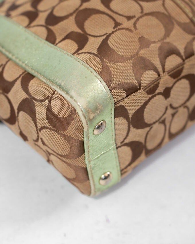 Vintage Coach Buckle Bag (Metallic Trim – Rare)