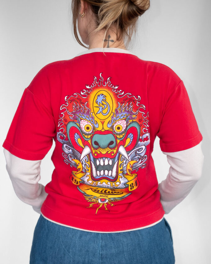 00s Kailua Graphic Longsleeve (Ed Hardy Style) - S/M