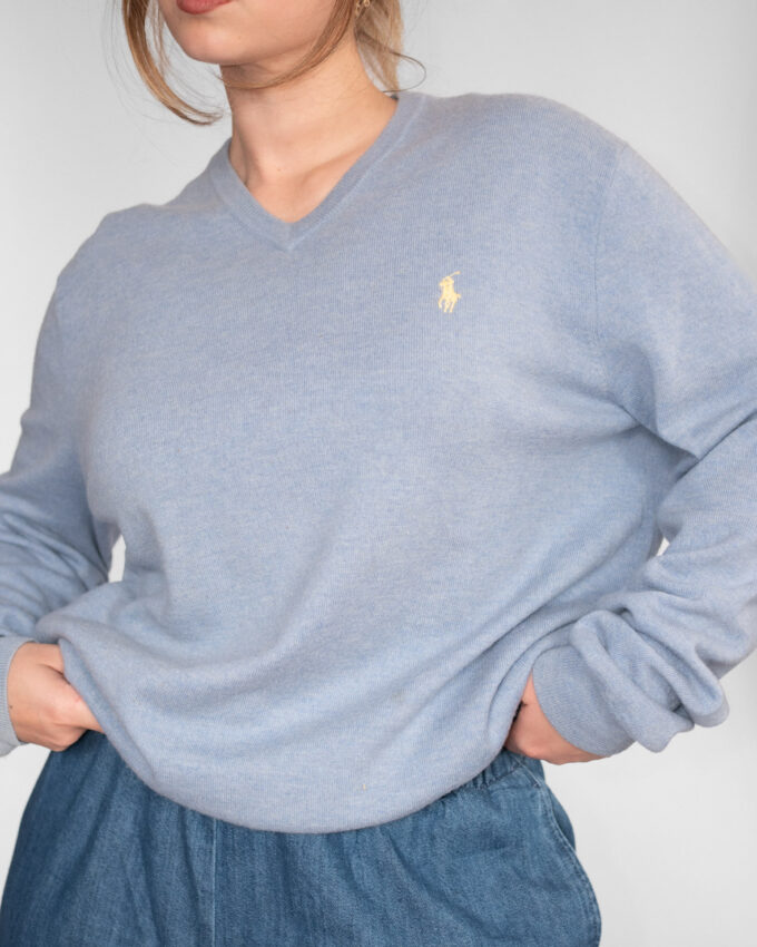 Polo Ralph Lauren Wool & Cashmere Knit (Light Blue) - L