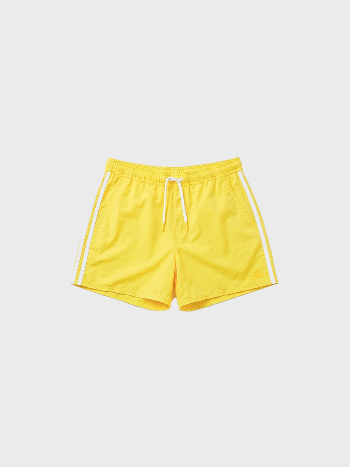 Vintage Adidas Yellow Swim Shorts - M