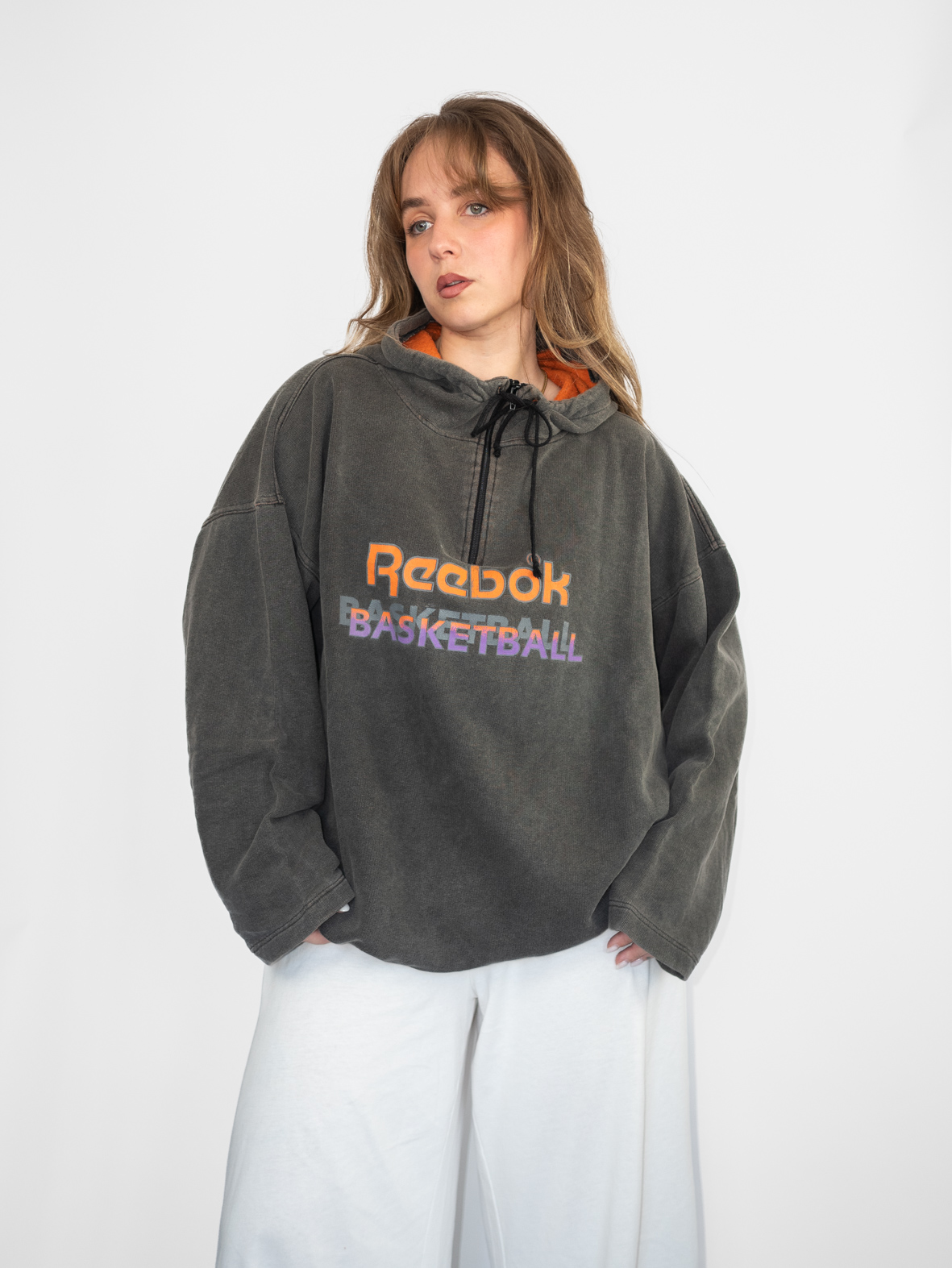 Rare Find – Reebok 80s Hoodie - L/XL - Image 6
