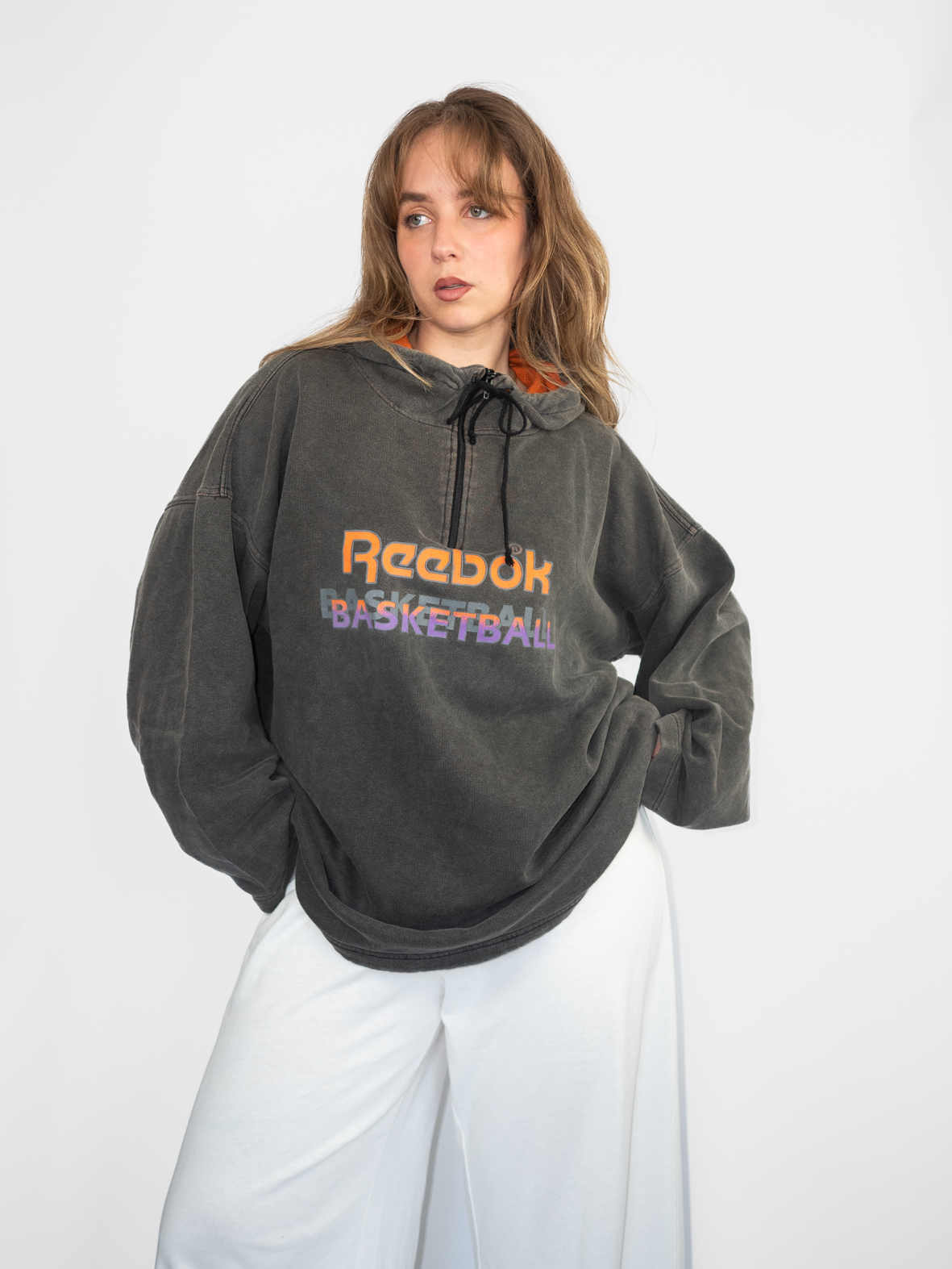 Rare Find – Reebok 80s Hoodie - L/XL - Image 5