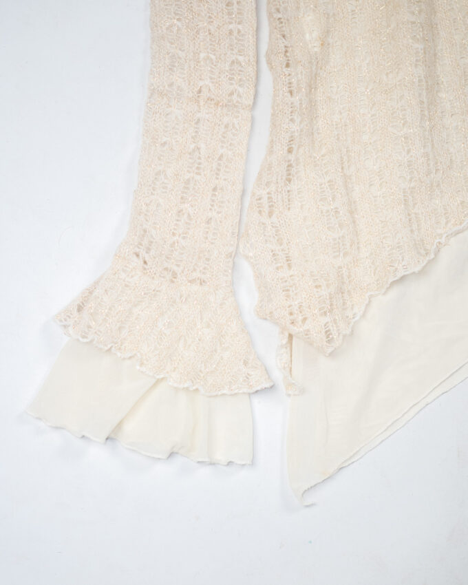 Vintage 00s Mania Italia Asymmetrical Knit Top - XS