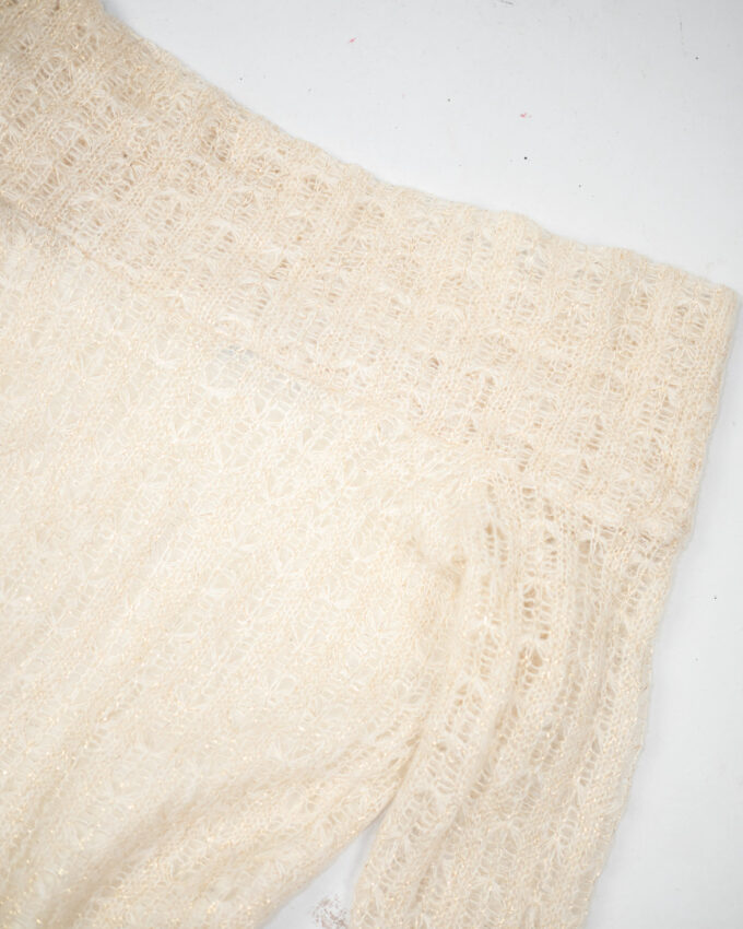 Vintage 00s Mania Italia Asymmetrical Knit Top - XS