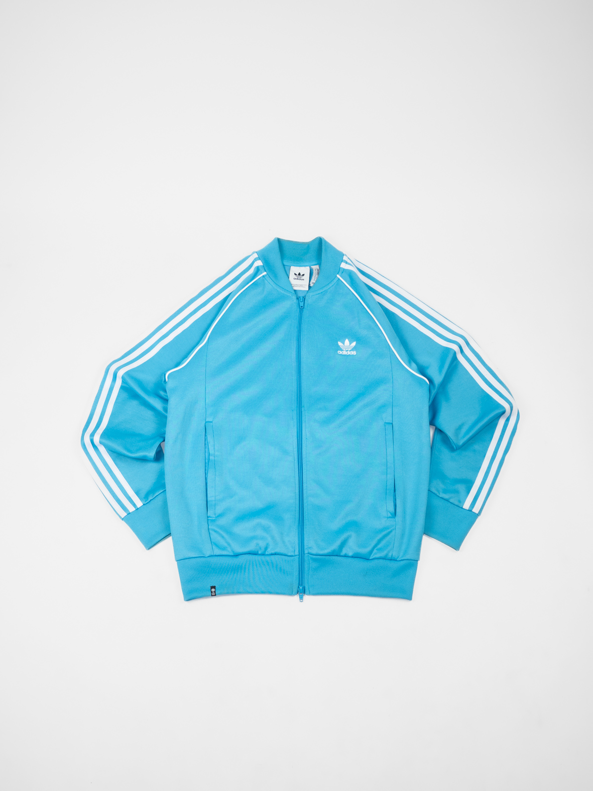 Vintage Adidas Baby Blue Track Jacket - M/L