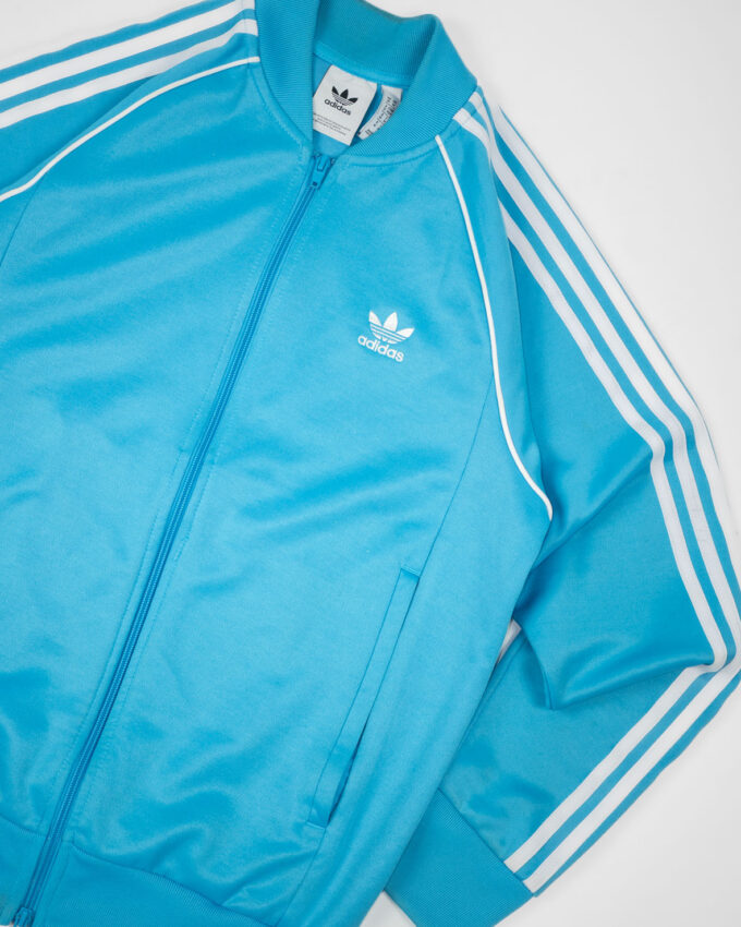 Vintage Adidas Baby Blue Track Jacket - M/L
