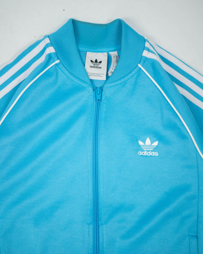 Vintage Adidas Baby Blue Track Jacket - M/L