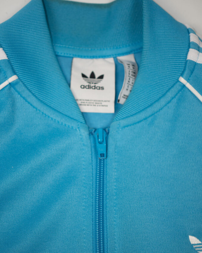 Vintage Adidas Baby Blue Track Jacket - M/L